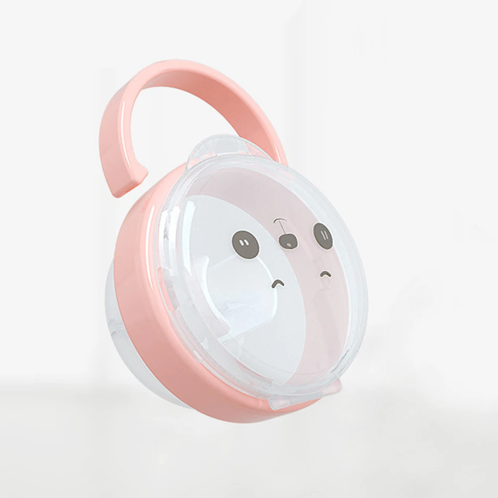 

2pcs Pacifier Pacifier Holder Case Baby Holder Box Durable Pp Material Portable Dust Protection For Travel Home