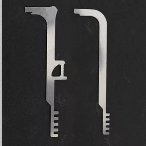 Stainless steel comb, metal teeth lock, fire -fighting set, durable pocket size, emergency tools, 4pcs 11 Main Sales Rescue - №8