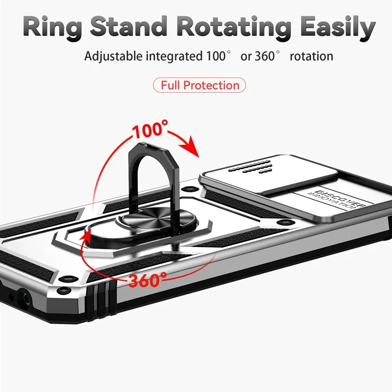 Чехол для защиты от скольжения камеры Poco M5S M5 S PocoM5S, кольцевой держатель, подставка, противоударные армированные чехлы для Xiaomi Poco M5S, задняя крышка