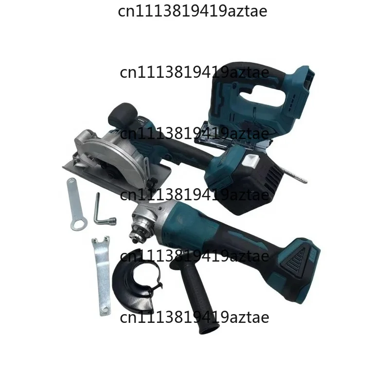 6-Piece Cordless Multifunctional Lithium Electric Drill Wrench Set Angle Grinder Power Tools Industrial Combination Case OEM