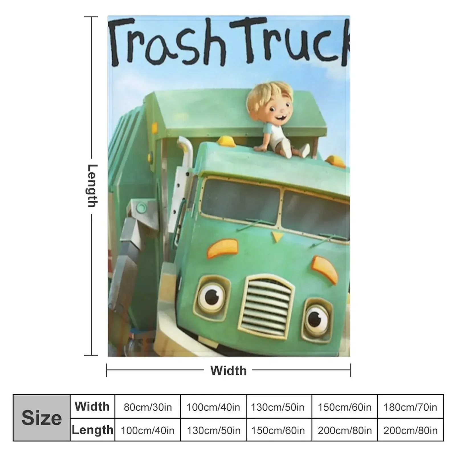 Trash Truck, Garbage Truck Kids, I Love Garbage Trucks, Hank And Trash Truck, Trash Truck and hank, i love T Throw Blanket