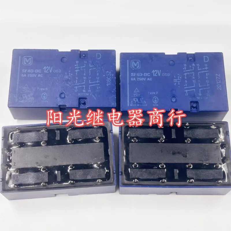 

（Second-hand）1pcs/lot 100% original genuine relay:SF4D-DC12V 18pins 12VDC safety relay