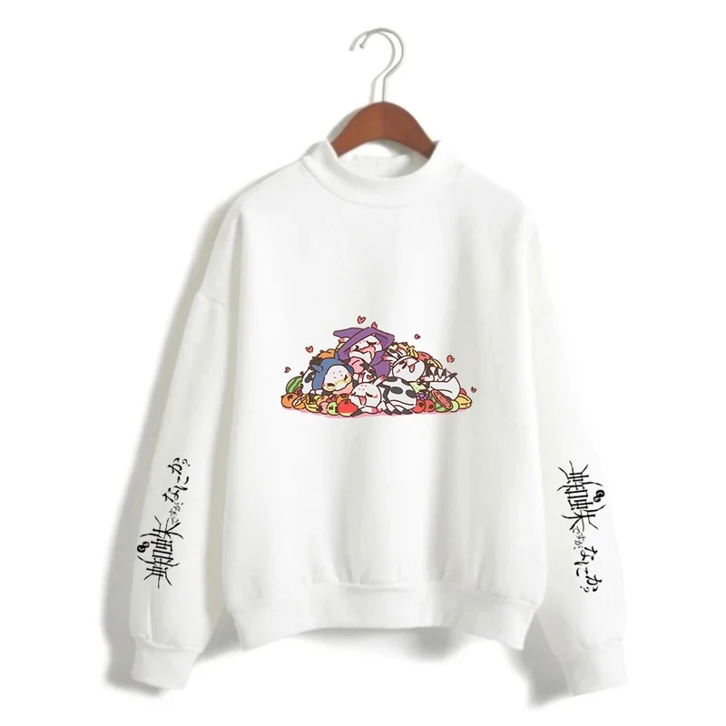 2022 So I'm a Spider, So What? Komoko Anime It's Cloudy, What's Up? Men's Turtleneck Sweaters Pullovers Casual Tracksuit Clothes