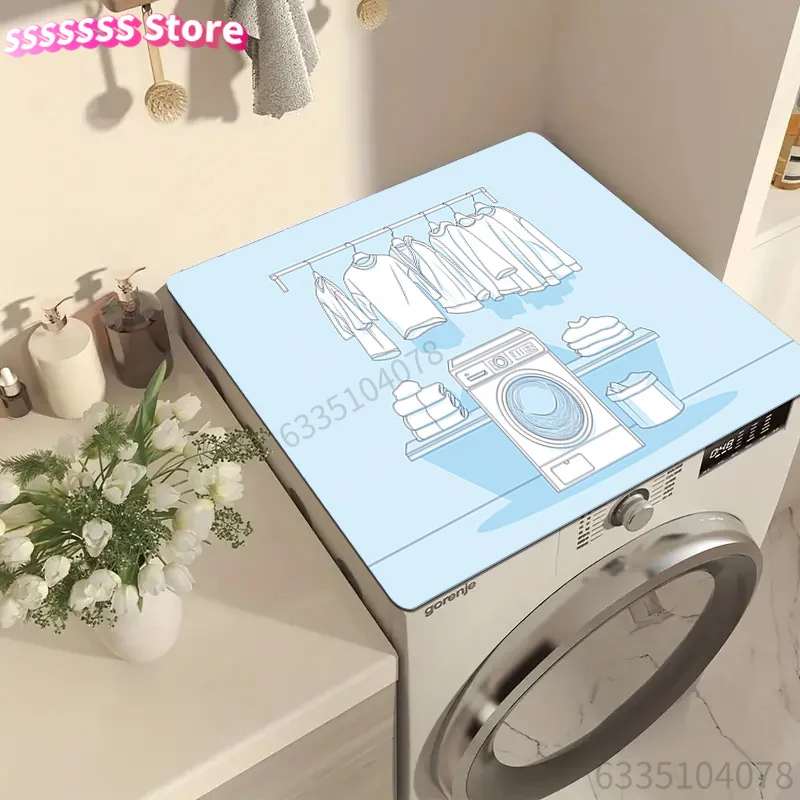 Laundry Mat Pad - Non-Slip High Quality Washer dryer platform, Quick-Dry Appliances Mat for Laundry Room, Kitchen, Bathroom - Ea