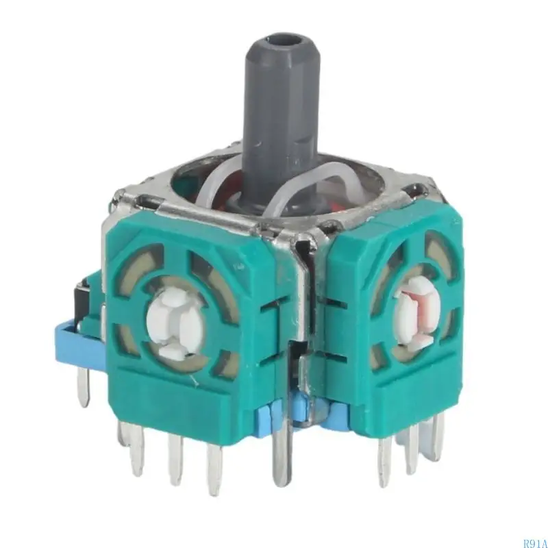 R91A 10pcs استبدال التناظرية stysticks استشعار وحدة الاستشعار ملحق ل P5 Controlleer الوحدة potentiometer أخضر