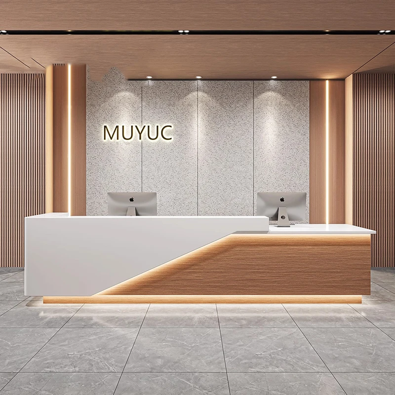 

Luxury Modern Reception Desks Shop Beauty Bar Hotel Restaurant Executive Reception Desks Design Mostrador Commercial Furniture