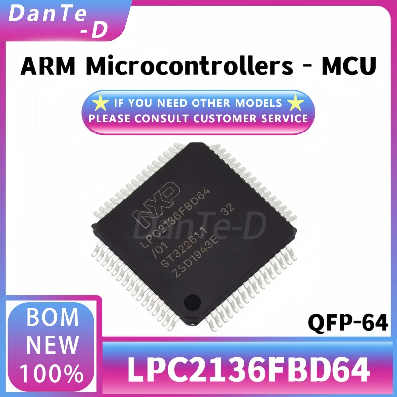 LPC2136FBD64/01EL ARM Microcontroller - MCU QFP-64 Original Authentic