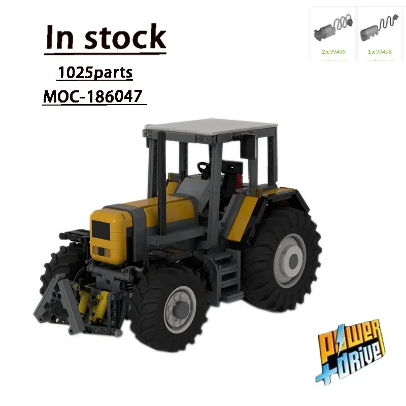 

MOC-186047TX Series TractorPatchwork Assembly Building Block Model1025Building Block PartsChildren's Birthday Building BlockToy