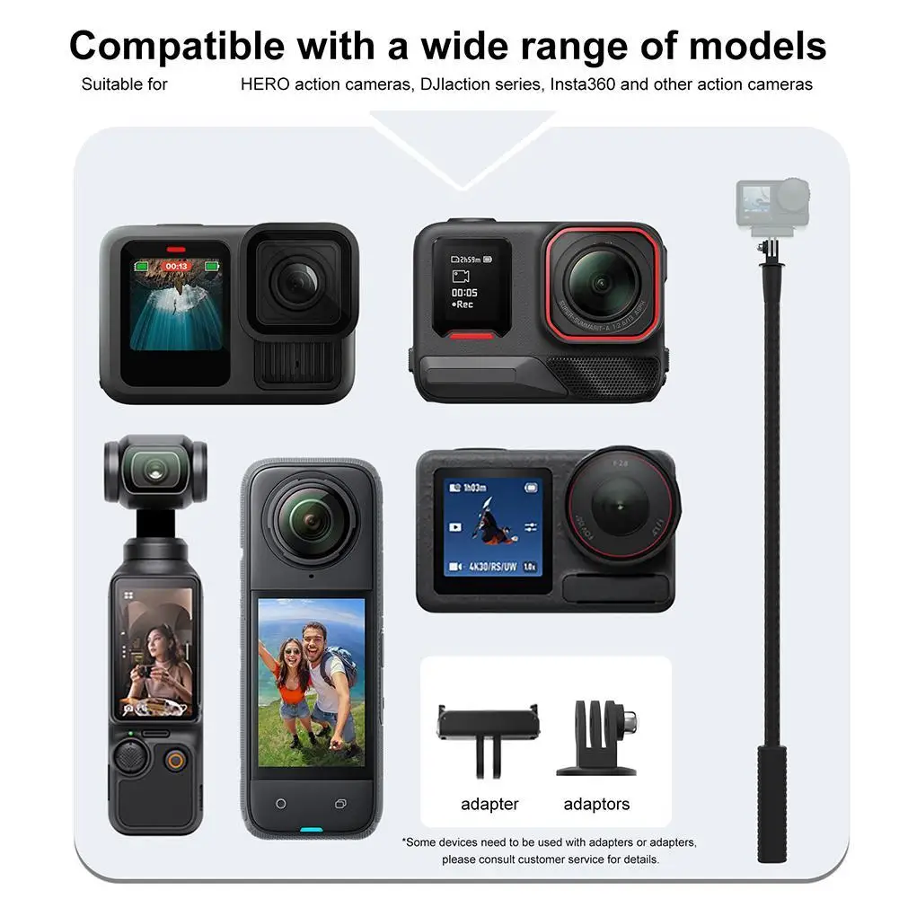 

For Go Pro/Insta360 GO3 Sports Camera Fixed Bracket Flexible Bracket Universal Installation Accessories