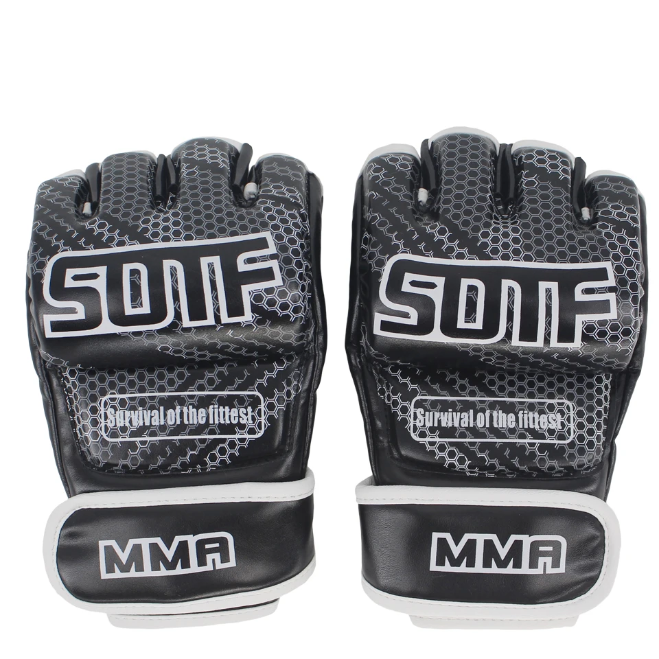

Black Tiger Muay Thai Boxing Gloves for Fitness And MMA Fighting Sports Sanda Box Pads Ferocious Style Training Gear