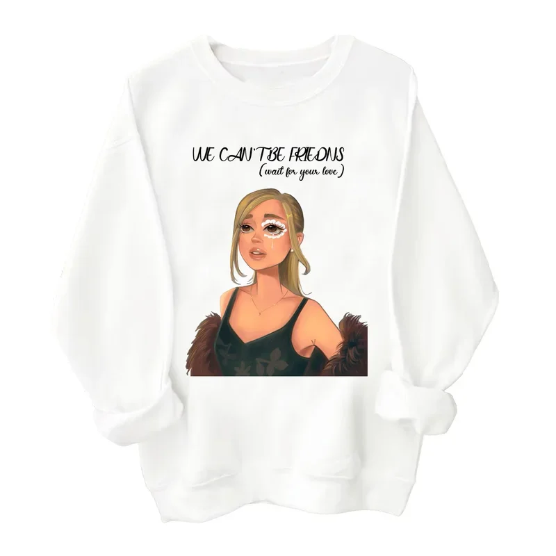 Ariana Grande new Album ART Sweatshirt Man Woman Harajuku Round Neck Long Sleeve Oversized Hoodie Fans Gift