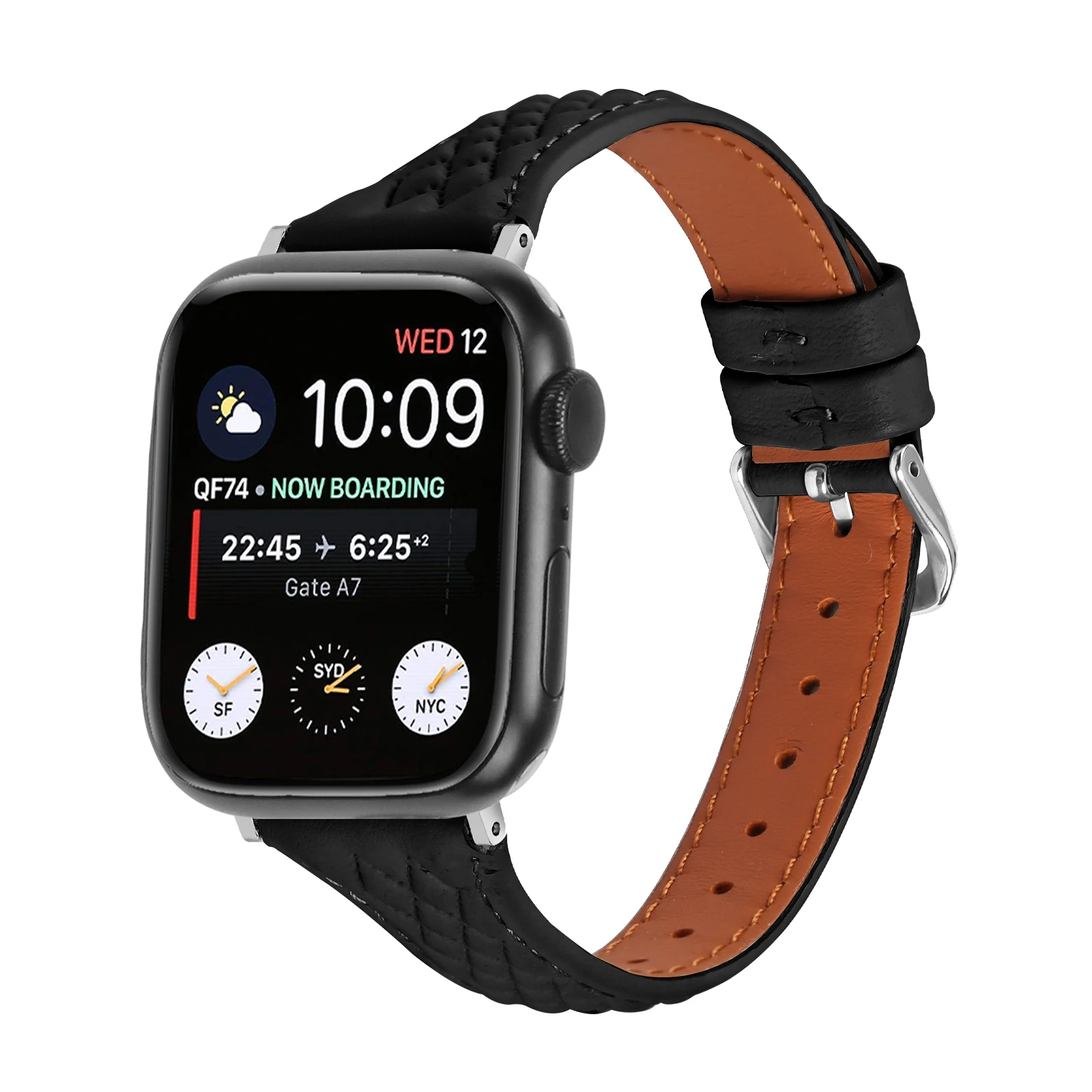 strap For Apple watch Ultra 2 Leather band 46mm 44mm 45mm 49mm 40mm 42mm 38mm 41mm sport bracelet iWatch series10 9 8 7  5 6 se