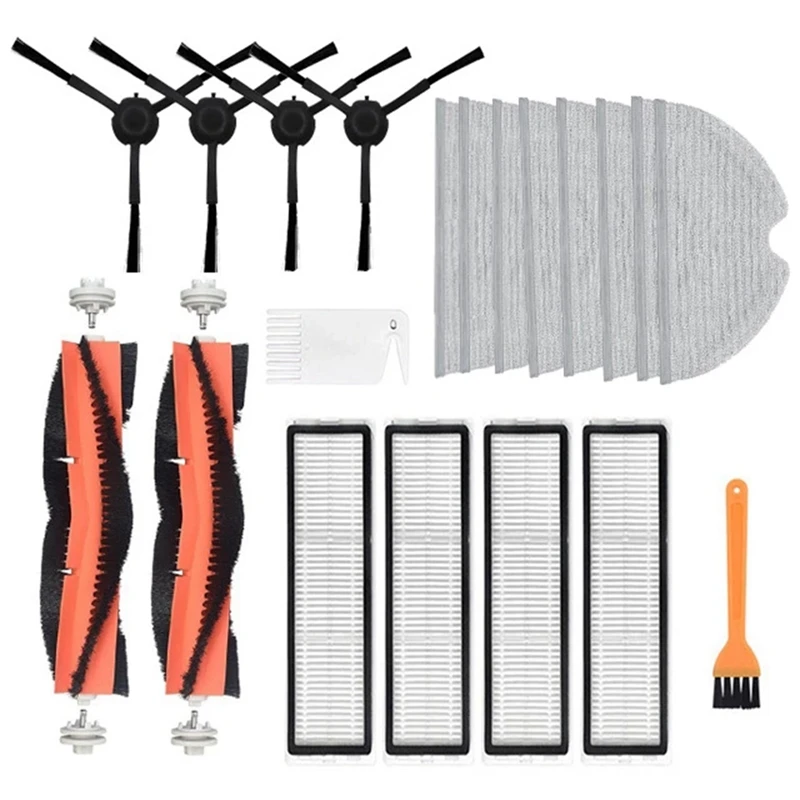 

Съемная основная щетка Hepa фильтр боковые щетки Швабра Ткань для Xiaomi Dreame D9 L10 Pro Запчасти для пылесоса