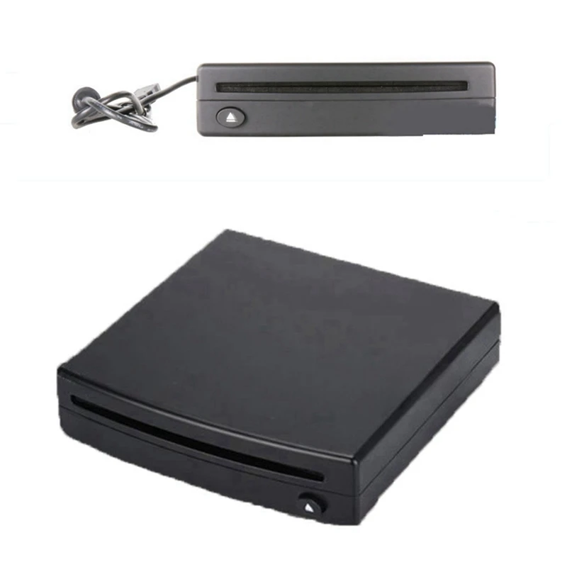 2X Slim External Car CD Player Compatible PC LED TV/MP5 Android GPS Navigation Universal USB Power Slot-In Type Player