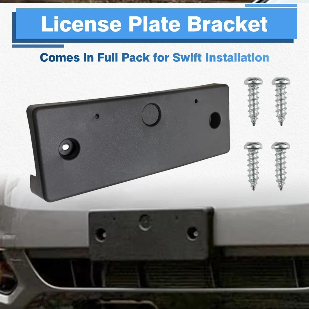 

For Nissan Murano CrossCabriolet LE S SL SV 2011-2014 Car Front Bumper License Plate Mounting Bracket Accessories 962101GR0A