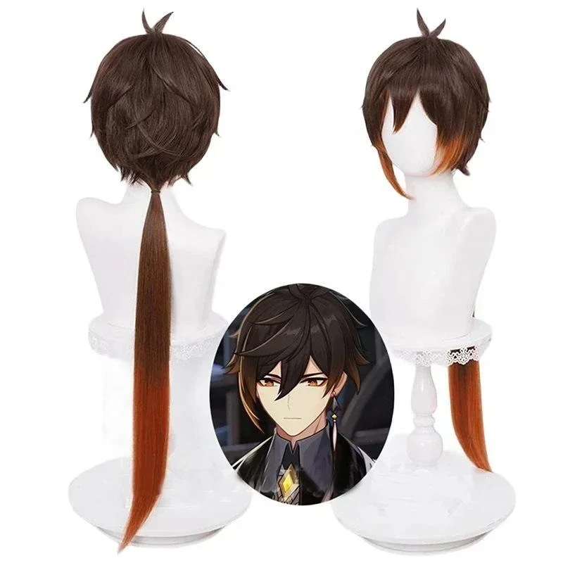 QQ8 Game Genshin Impact Zhongli Косплей Костюм Zhong Li Полный комплект Liyue Morax Zhong Li Одежда Comic Con Аниме Косплей 5Lk¥