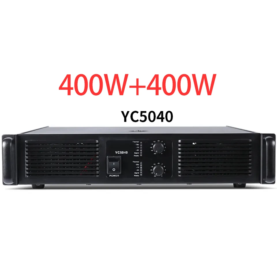 Professional Power Amplifier 400W*2 For DJ Subwoofer Wedding KTV Home Use High Power Audio Sound System For Stage Performance
