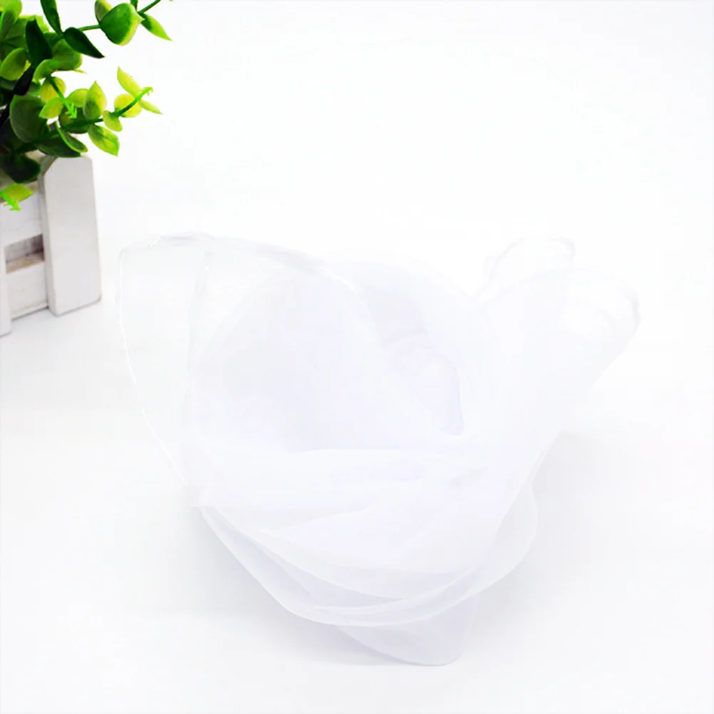 ผ้าพันคอสำหรับการแสดงระบำ 6 ชิ้น ขนาด 60x60 ซม. รูปทรงสี่เหลี่ยมผืนผ้า ทำจากผ้าไหมเทียม น้ำหนักเบา พกพาสะดวก อุปกรณ์ประกอบการแสดงเต้นรำ สีสุ่ม