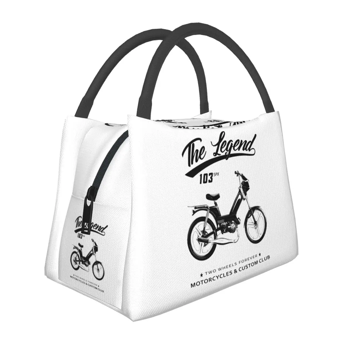 

Moped 103 SPX Insulated Lunch Bag for School Picnic Storage Food Boxes Portable Container Cooler Thermal Lunch Box Tote
