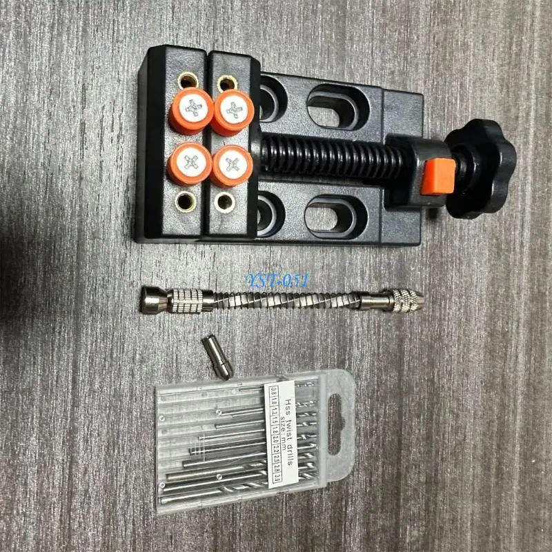 

E15A 10Pcs Semi Automatic Mini Pin Vise Hand Drill 0.8-3mm Precise Rotary Tool