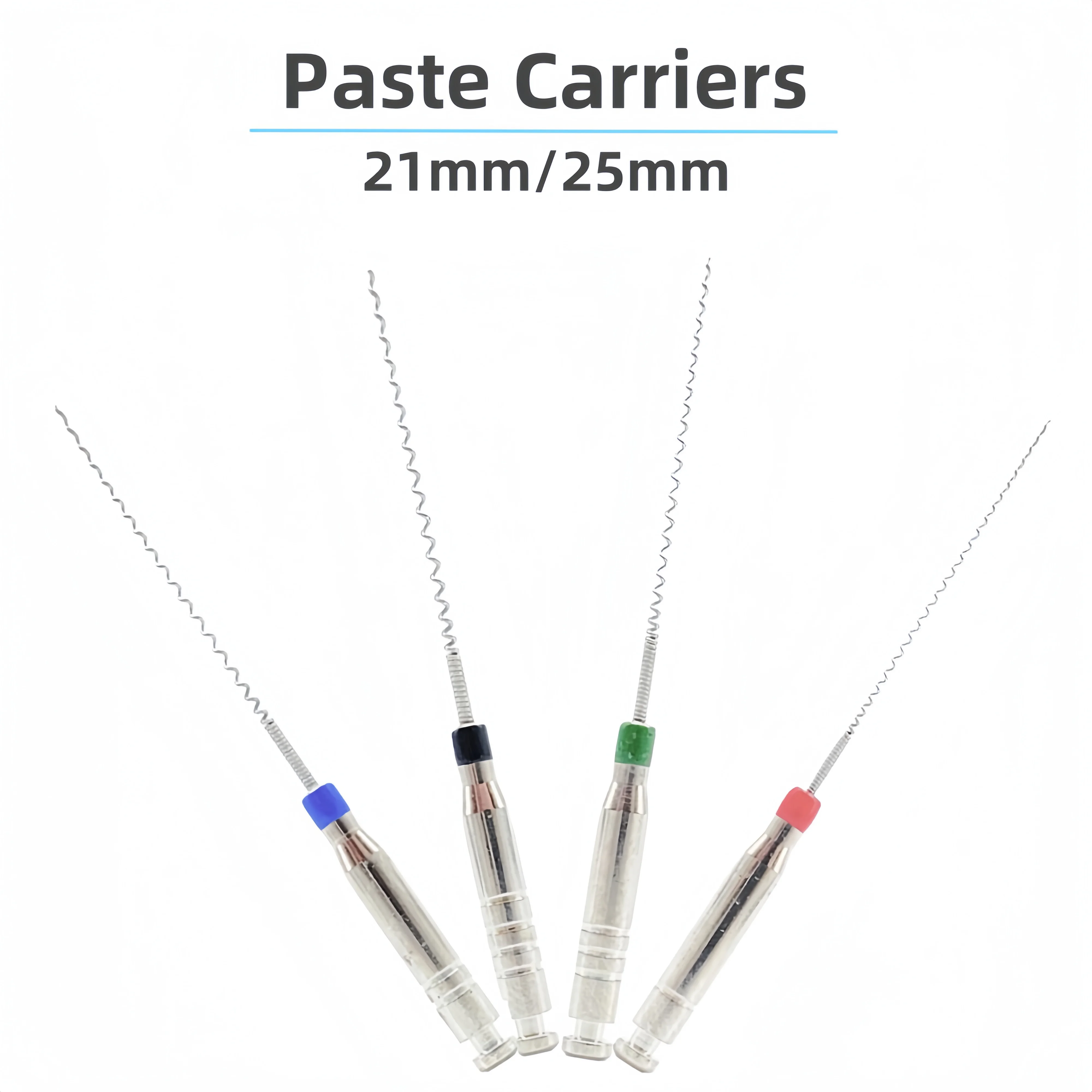 

Dental Spiral Paste Carriers - Rotary Filler Set for Root Canal Treatment with Endo Files and Engine Filling Tools