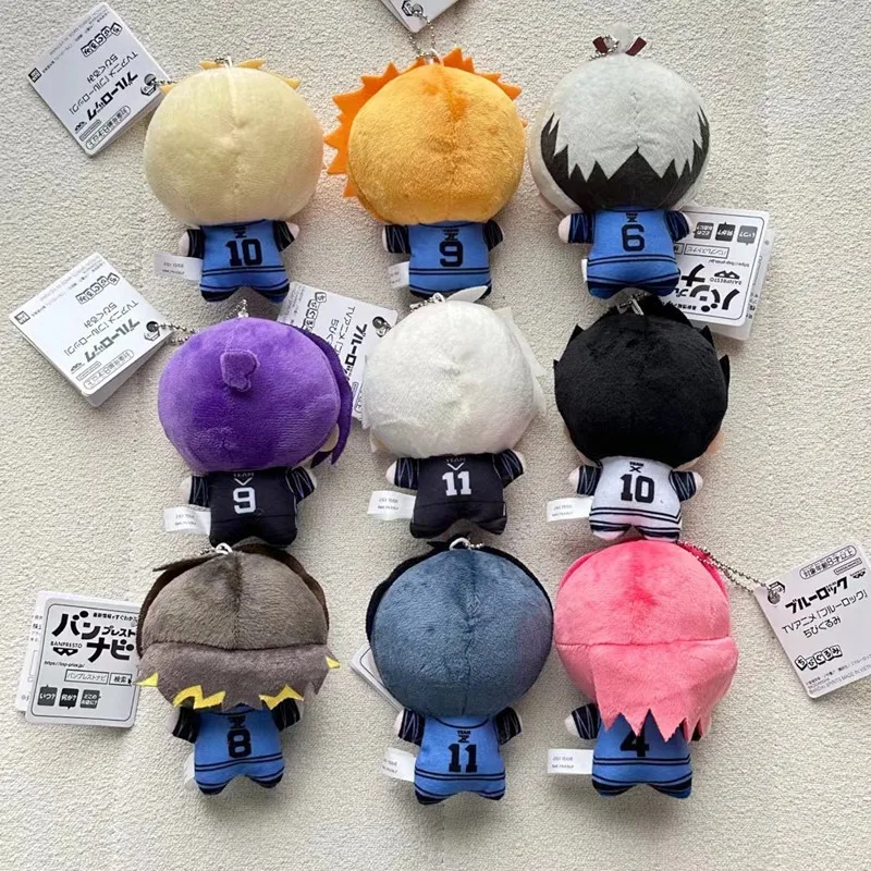 Blue Lock Key Chain Plush Toy Pendant Nagi Seishiro Chigiri Hyoma Gagamaru Gin Action Figure Soft Bag Pendant Gifts