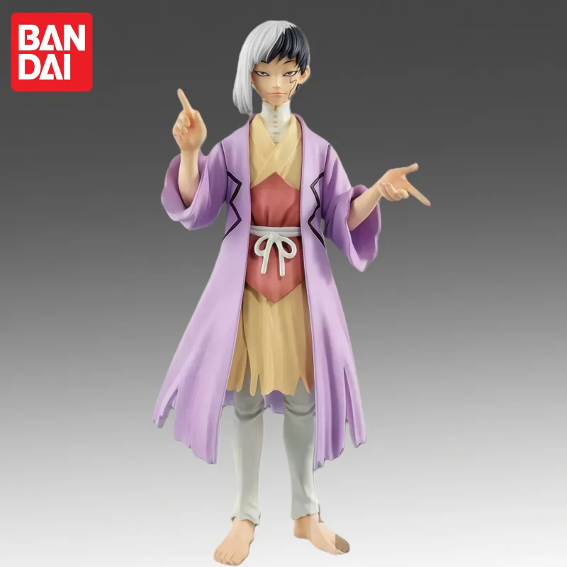 

In Stock Bandai Original Banpresto Dr Stone Asagiri Gen Action Figure Model Doll Brand New Boxed Anime Characters Garage Model