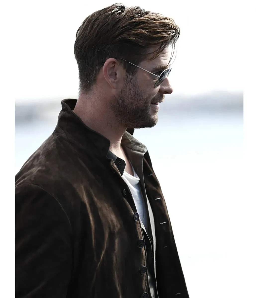 

YANGHAOYUSONG MeiMei Homemade Chris Hemsworth Spiderhead Brown Jacket Suitable For Autumn And Winter