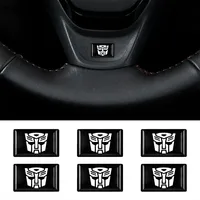 10/20Pcs 3D Epoxy Autobots Decepticons Logo Transformation Car Emblem Badge Decor Stickers Auto Styling Decoration Accessories
