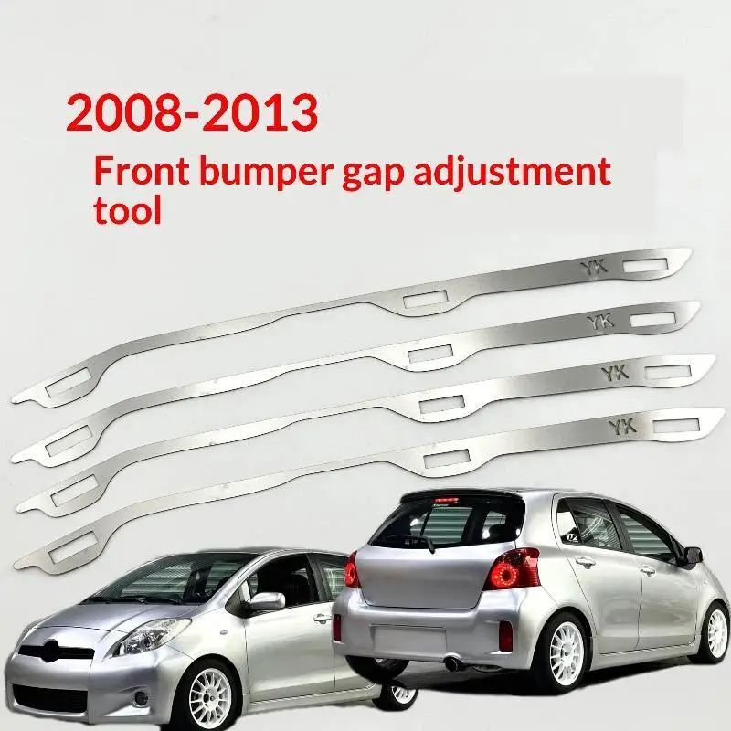 1 Pair Stainless Steel Front Bumper Gap Adjustment Tool For 2008 To 2013 Yaris Perfect For Car Repair And DIY Car Tuning