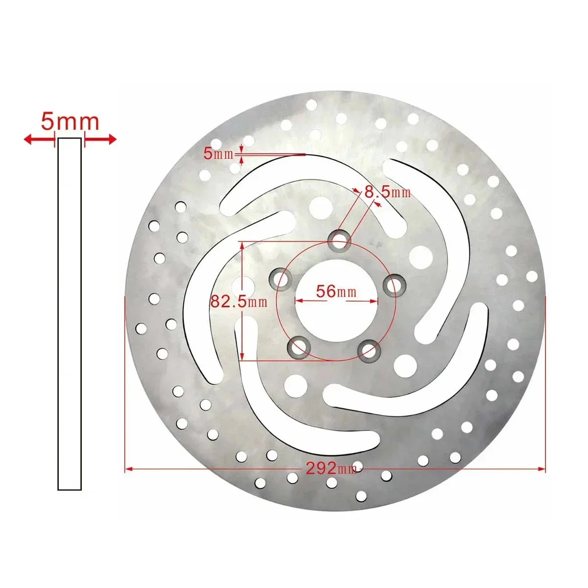 Motorcycle Front Left Brake Disc Rotors For H. D.  Softail Springer Road Glide Dyna Gilde Rider T-sport 1450