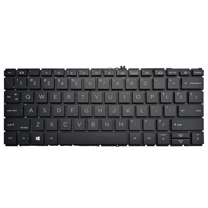 Imagem -06 - Teclado do Portátil dos Eua com Luz de Fundo sem Moldura hp Elitebook X360 830 g7 g8 Novo