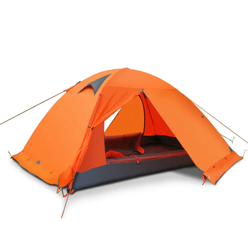 

Outdoor camping tent Light camping tent Double with snow skirt Double aluminum pole Windproof and rainproof