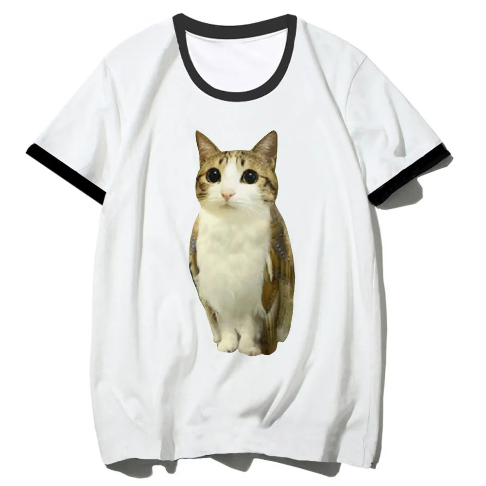 Meowl t-shirt girl 2000s Digital Retro korean clothes Classic Gothic shirt 2000s hip hop Graphic Grunge Pop Culture aesthetic