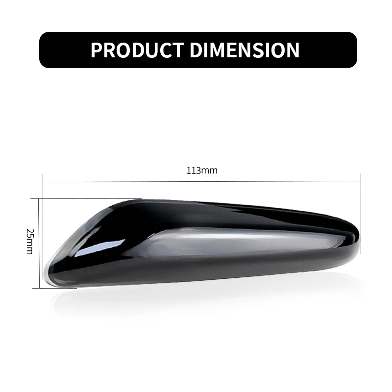 2pcs SMOKE Lens Front Side Marker Light Shell NO bulb For BMW E60 E61 E90 E91 E87 E81 E83 E84 E88 E92 E93 E82 E46 1 3 5 series