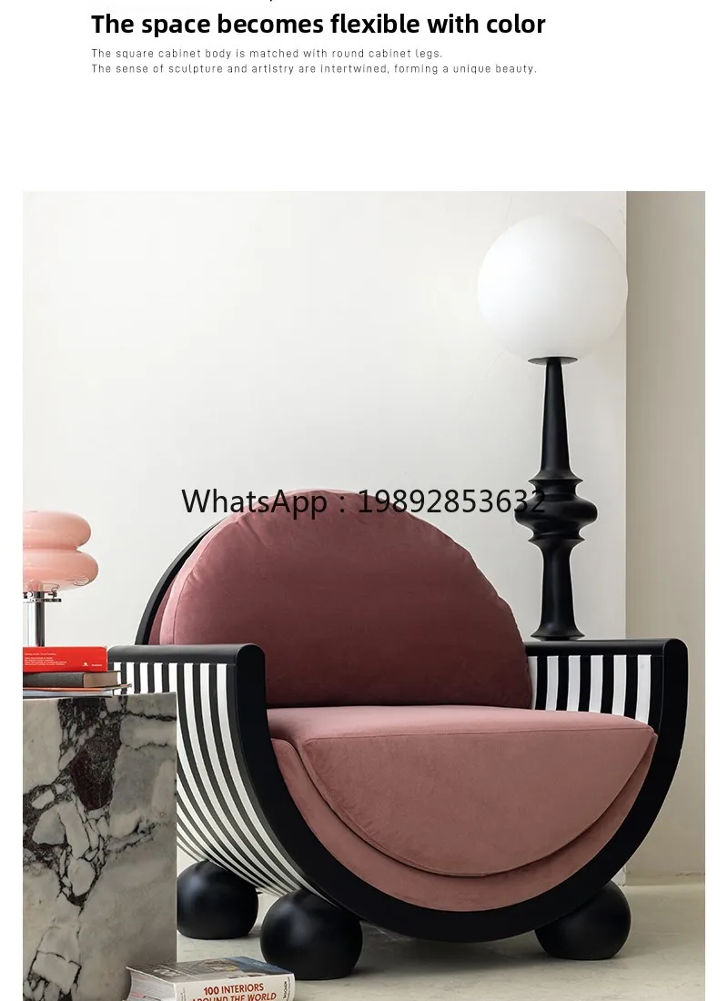 Single Sofa Chair Queen Chair Vintage Style Leisure Chair