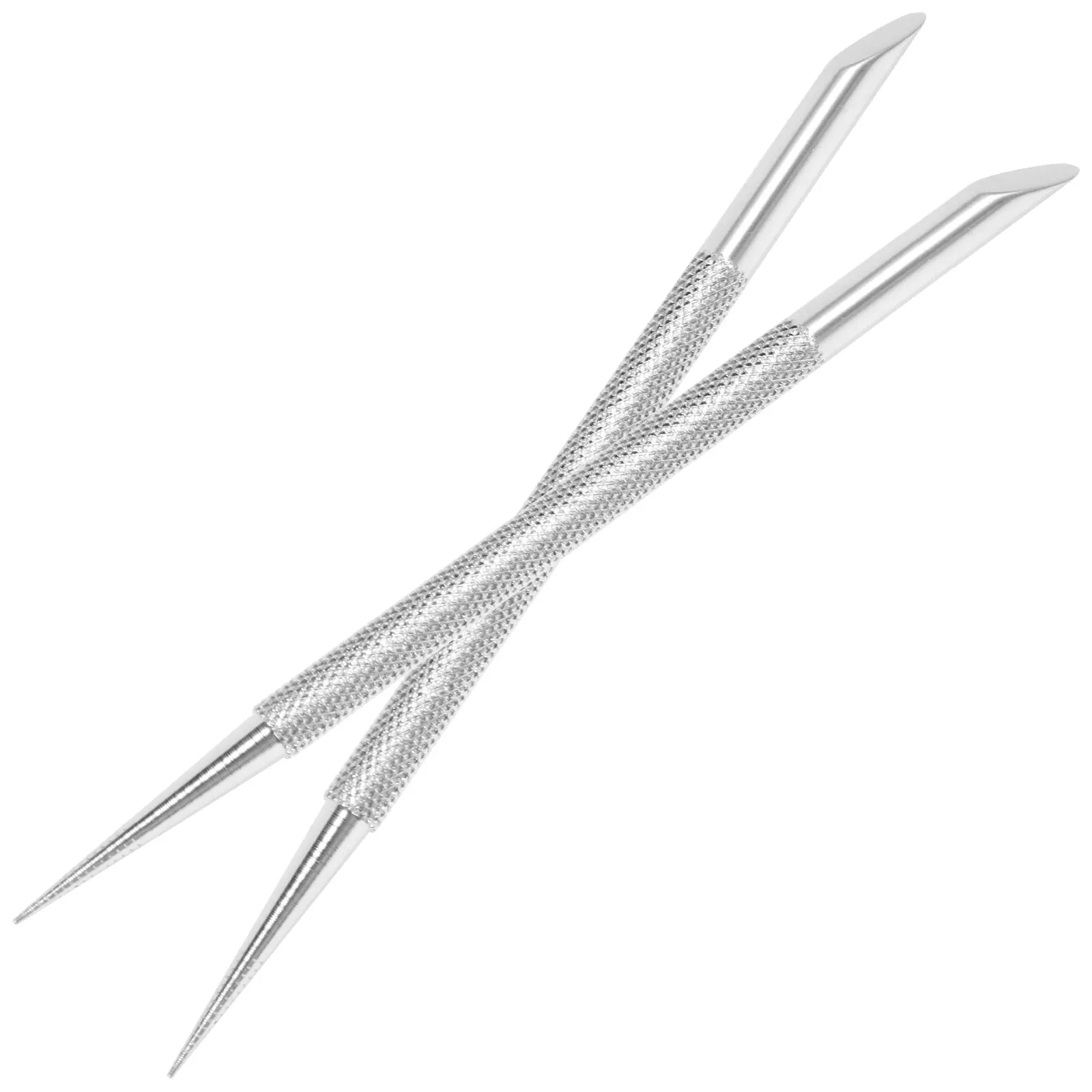 

Набор из 2 легких портативных инструментов для удаления кутикулы, прецизионные, из нержавеющей стали, легко чистятся, для подготовки к маникюру и нейл-арту