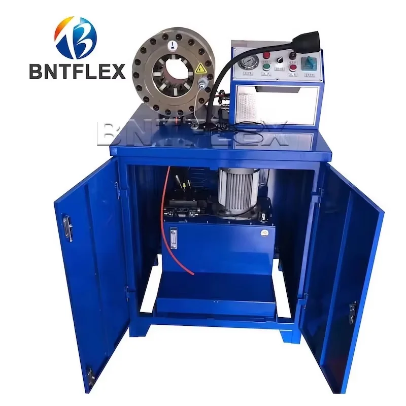 

Hose Fittings Crimper Crimping Machine for Sale Mobile High Pressure BNT50 Hydraulic Rubber Crimp Hose/lock Fittings