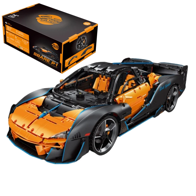 3862pcs MOC Technical Remote Control Sports Car Building Blocks Bricks Assembling Model Toys for Boys Birthday Gift Set