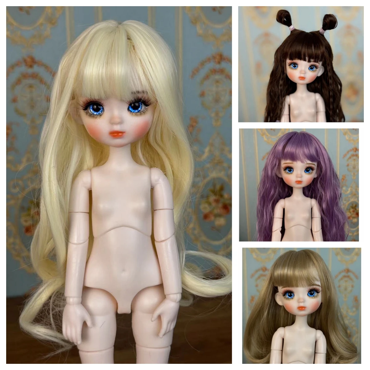 

Супер милая кукла ручной работы 1/6 Bjd, кукла для макияжа, 30 см, раньше для девочек, праздничные подарки