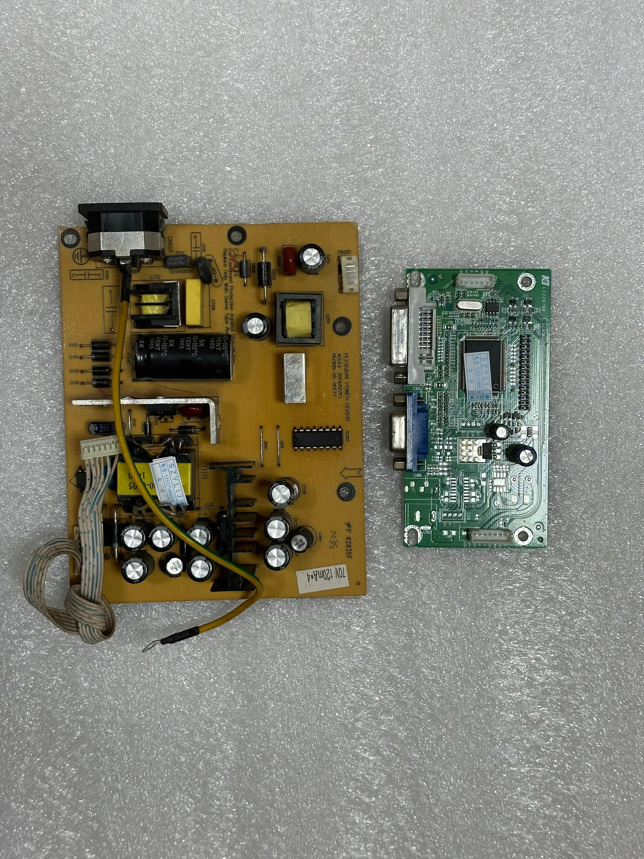 Originele M2782E Power Board PL7362V4 + Driver Board M2271W-VDA3 Set