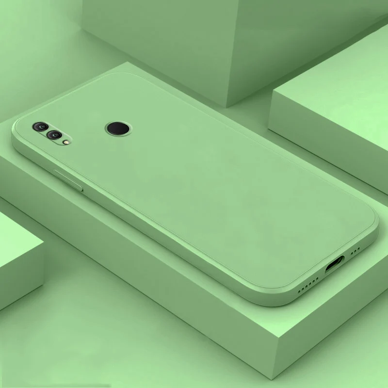 Fashion Square Frame Silicone Phone Case For Huawei Honor Note 10 Coque Matte Soft Back Cover
