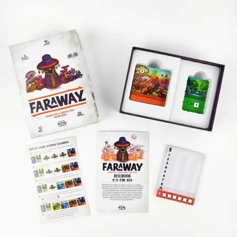 Faraway 보드 게임 2-6 명의 플레이어 가족/파티 재미있는 테이블 게임 친구 엔터테인먼트 전략 카드 게임 영어 버전
