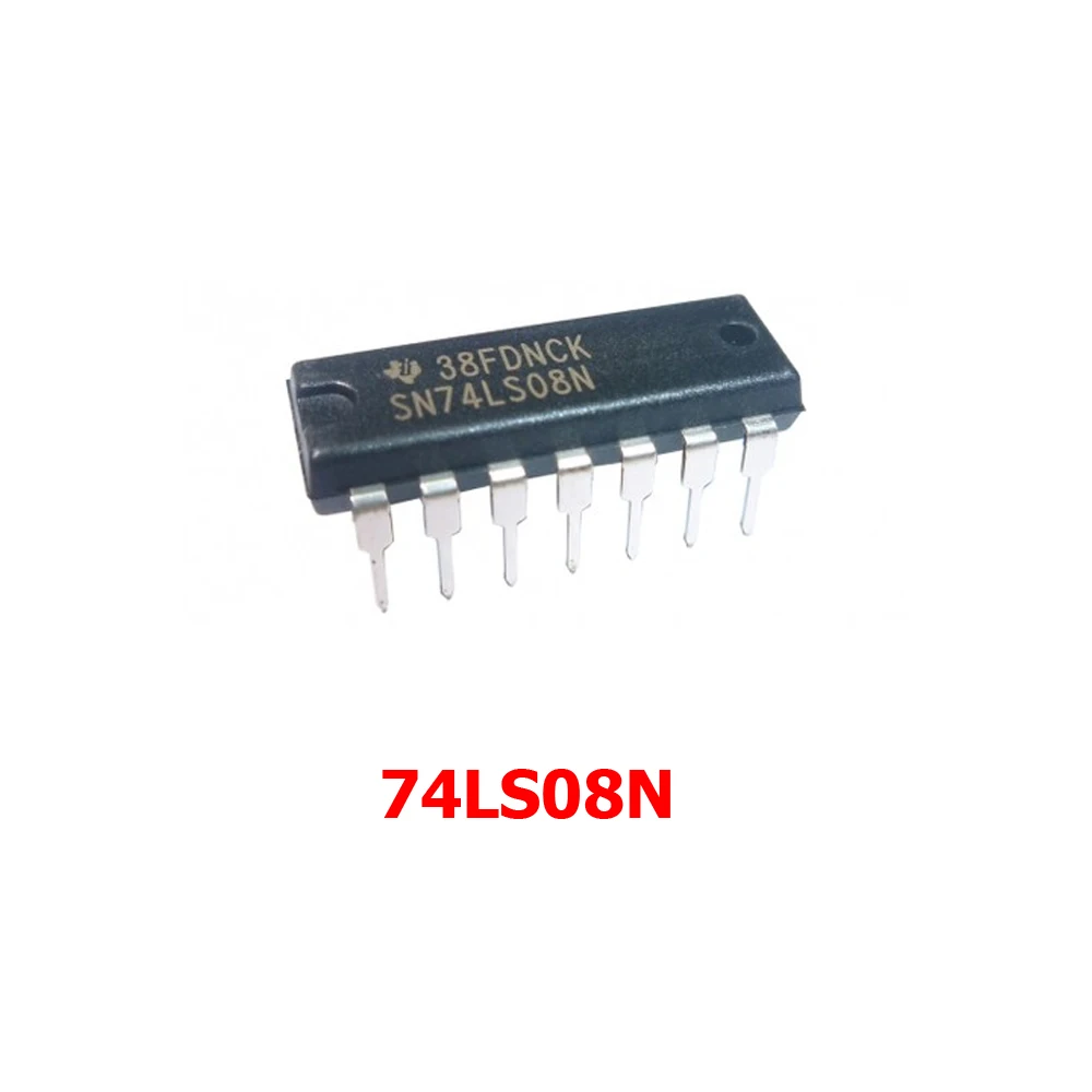 2x 74LS08 = SN74LS08N DIP-14 IC 및