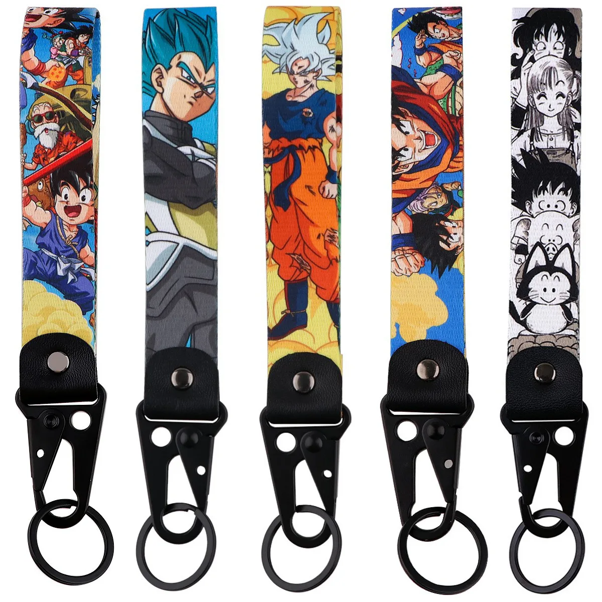 Porte-clés Dragon Ball en alliage, pendentif Wukong, porte-clés de voiture, chaîne, corde, en alliage de zinc, cadeau