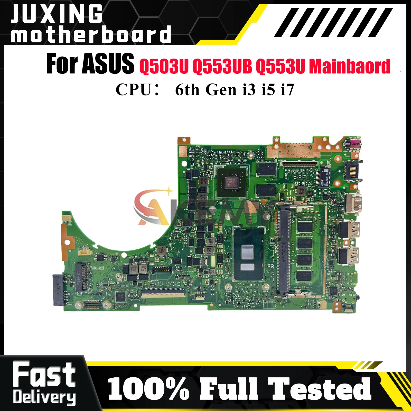 

Q553UB Laptop Motherboard For ASUS VivoBook Q553U Q503U Q553UB Q553UQ Notebook Mainboard W/ i3 i5 i7 CPU 100% tests OK fast ship
