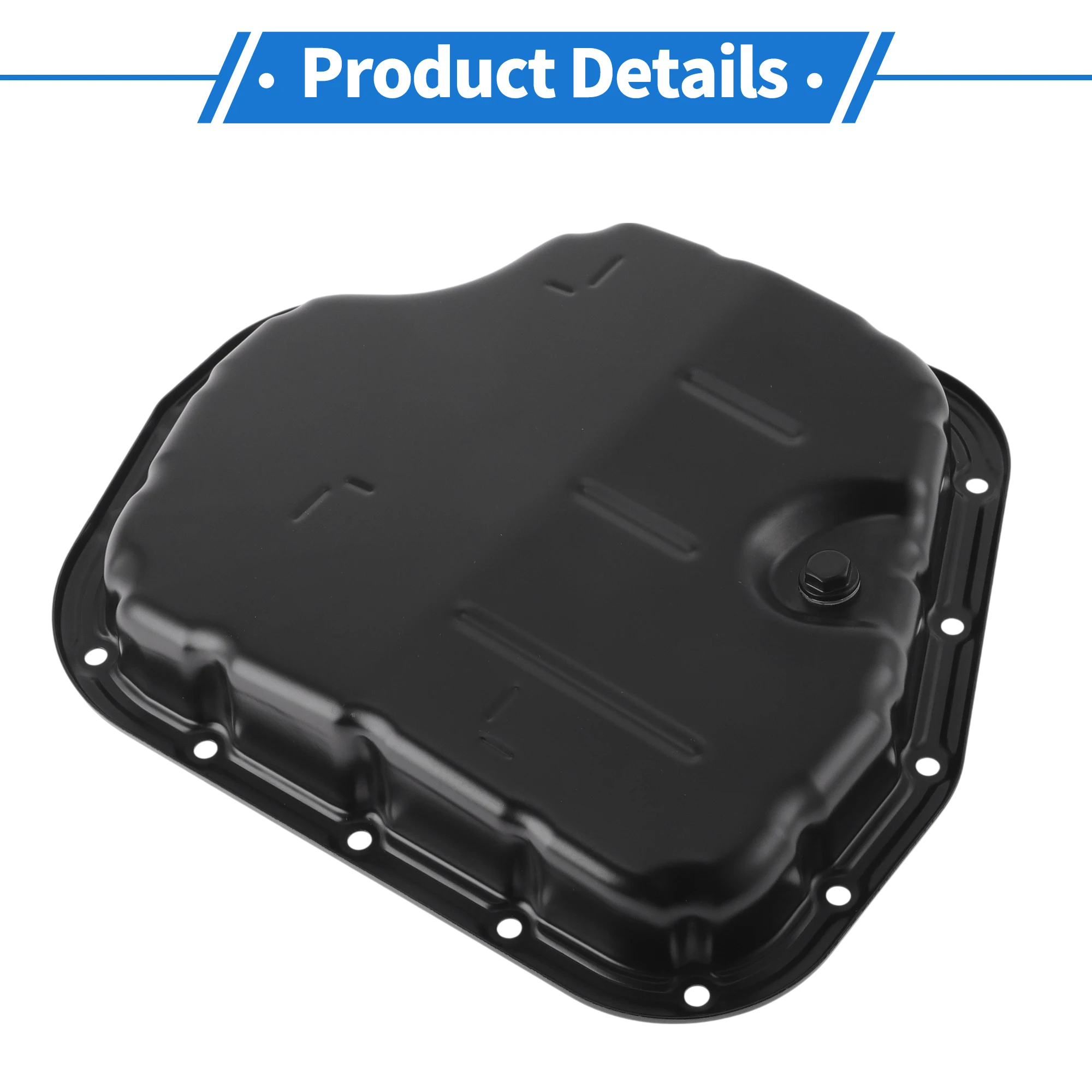 

UXCELL No 3510602020 Масляный поддон двигателя, масляный поддон, поддон трансмиссии для Toyota Corolla 2014-2022, алюминиевый сплав, черный