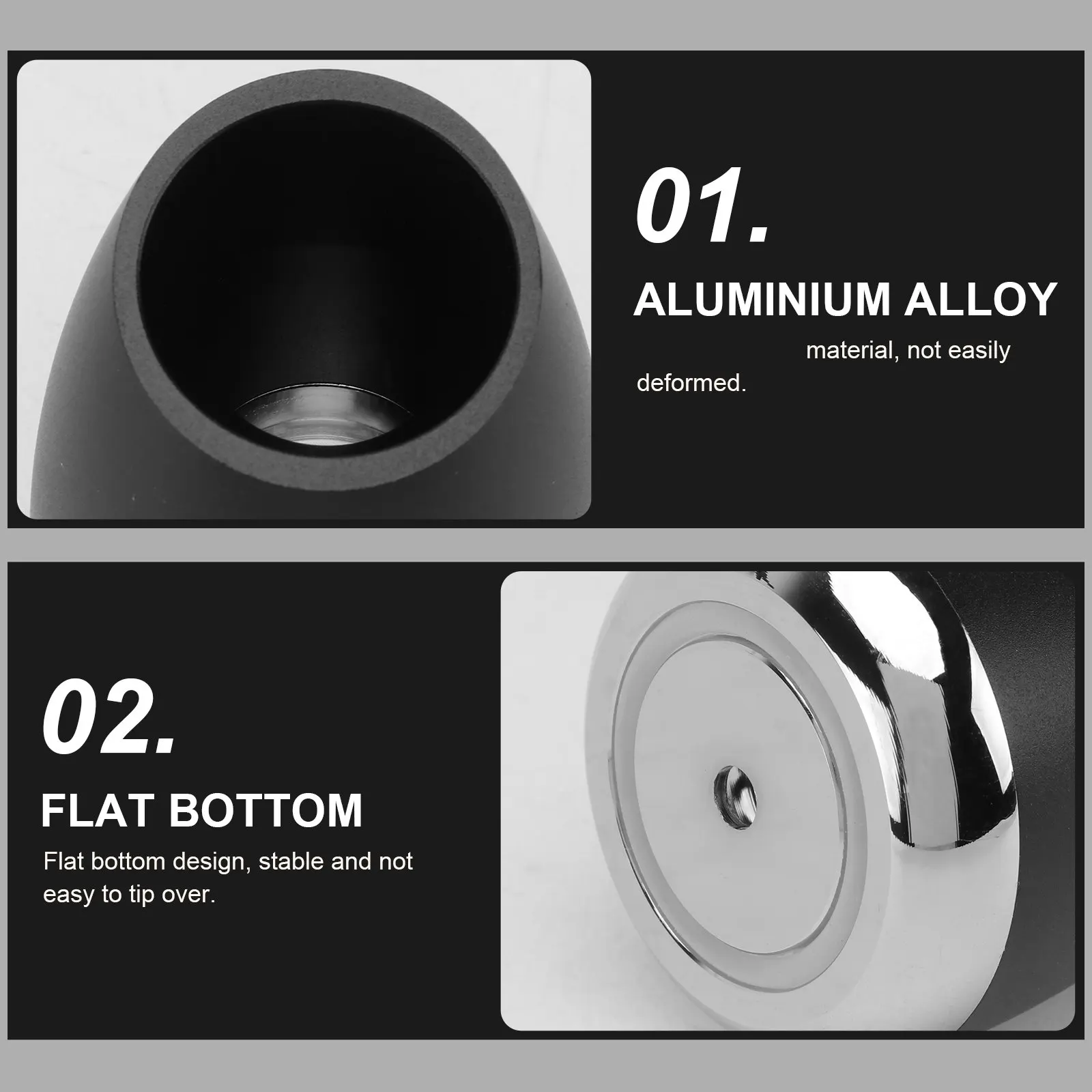 Soporte para Maquinilla de Afeitar de Aleación de Aluminio, Base Estable Resistente al Óxido, para Soporte de Brocha de Afeitar, Organizador de Maquinillas de Afeitar y Recortadoras para Baño