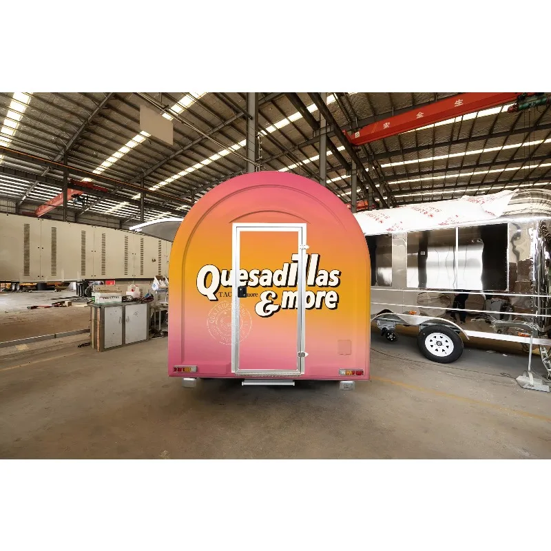 الأكثر شعبية امتياز الغذاء مقطورة عربة القهوة مقطورات مقطورة الغذاء القابلة للقطر للبيع #6