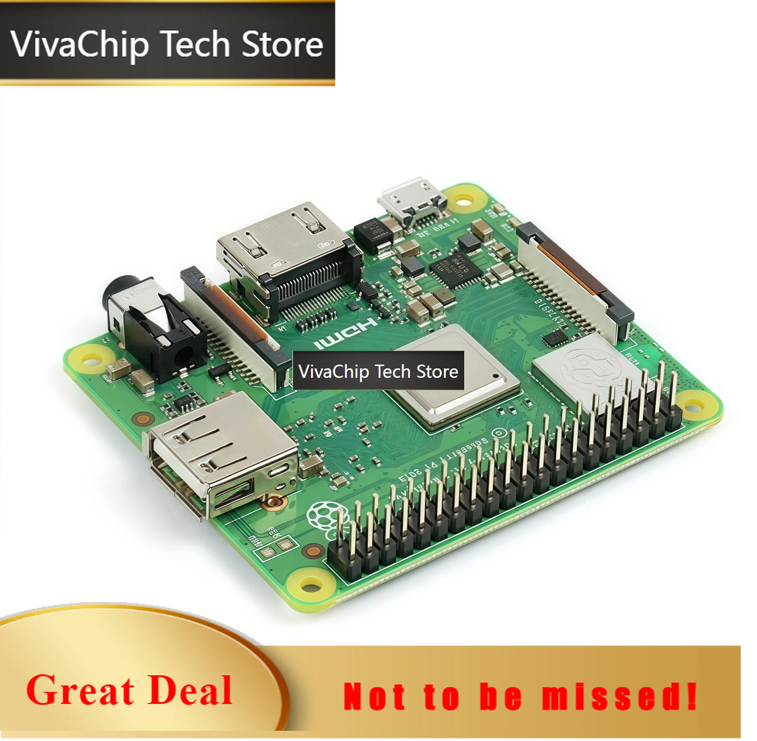 VivaChip TechRaspberry Pi 3 Module A+ Quad-core CPU Dual-band WiFi Raspberry Pi 3A+ Development Board